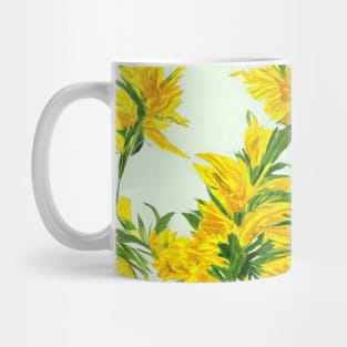 Sunflower Painted Mug